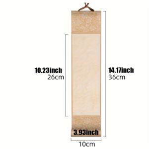 TEMU 1개 빨강/노랑/연한 파랑/크림색 미니 스크롤, 빈 스크롤, 생쉬안 왁스 염색 쌀 종이, 서예 스크롤, 전통 중국 그림 및 고대 스타일 서예 및 그림 펜던트, 중국 스타일 홈 작은 펜던트, 레트로 스타일, 장식용 작은 아이템