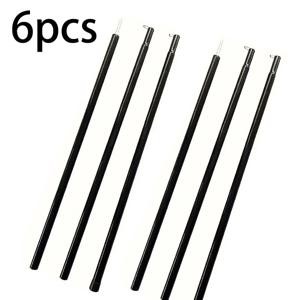 TEMU 6개입 헤비듀티 조절형 텐트 폴 - 16mm 모듈러 텔레스코픽 지지대, 휴대용 캠핑 폴, 야외 텐트, 캐노피, 차양, 방수 타프용 - RV, 뒷마당 설치용