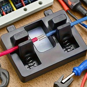 TEMU 1개 업그레이드된 스프링 클램프 용접 도구 - 스프링 메커니즘을 갖춘 강력한 수동 용접 클램프, 전자 제품, 자동차, 가정 수리에 적합한 비전기 용접 클램프 - 납땜 인두, 컴팩트한 디자인, 견고한 구조