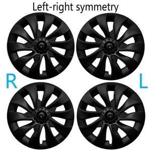 TEMU 고품질의 내구성이 뛰어난 ABS 소재로 제작된 18인치 풀 커버리지 휠윈드 심볼릭 허브캡 4개 세트. 2017년부터 2023년까지의 TESLA 모델 3 리스튜링에 적합합니다.