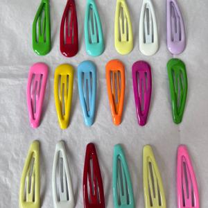 TEMU 18개 혼합 색상 드롭 헤어 클립 | 철 합금 옆머리 헤어 클립, 사계절용, 스타일