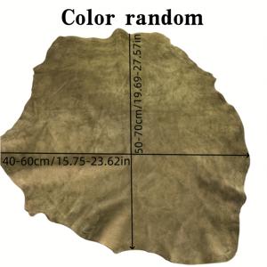 TEMU 1개 양가죽 - 부드러운 질감, 자연스러운 룩, DIY 의류, 신발, 가방 및 수하물용 다목적 | 매끄러운 질감의 가죽 공예 재료, DIY 제작 | 자연스러운 룩의 가죽 | 매끄러운 질감의 가죽 공예 재료, DIY 지갑 만들기