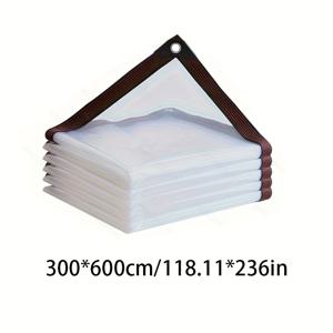 TEMU 헤비 듀티 타프, 햇빛 가리개, 비 가리개, 야외 테라스, 비 쉘터, 방수 및 방풍 타프