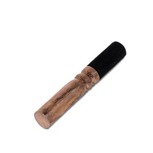 TEMU 명반용 革으로 감싼 망치형 타는 도구, 명상 요가 휴식용 나무 소리 그릇 지팡이