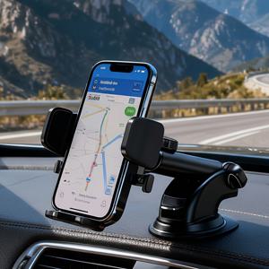 TEMU 강력한 긴 암 차량용 휴대폰 거치대 마운트 (진공 흡착 & 삼각 잠금) - 360° 회전 조절 가능, 튼튼한 흡착 컵, iPhone, Android 범용 호환, 차량용 휴대폰 거치대, 차량 액세서리, 안전한 그립, 로드 트립 필수품|그립톡|핸드폰거치대|휴대폰거치대