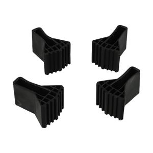 TEMU 4개 세트 헤비듀티 알루미늄 합금 텔레스코핑 사다리 - 미끄럼 방지 발판 포함, 지붕 접근, 창문 청소용 경량 접이식 사다리