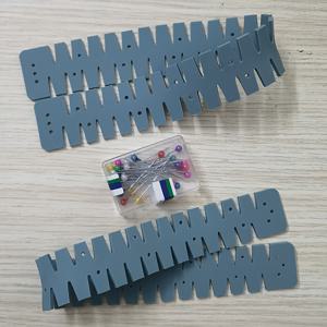 TEMU 내구성 좋은 소프트 밑단 테이프 1세트, 의류 디자인 샘플 또는 생산을 위한 훌륭한 보조 재봉 도구 - 재봉용 밑단 테이프, 엄마와 공예 애호가를 위한 훌륭한 선물. 퀼팅 원단, 의류, 가방 주름 성형 도구 - 다양한 크기의 밑단 테이프 2개와 퀼팅 핀 포함