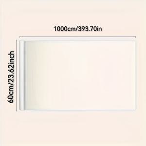 TEMU 1롤 정전기 부착 벽 보호 필름 | 접착제 없는 주방 기름 방지 스티커, 투명 얼룩 방지, 고온 저항, 튀김 방지 간편 청소