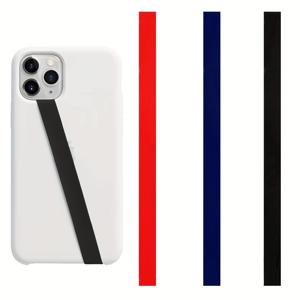 TEMU 재사용 가능한 폰 그립 스트랩 (3팩) - 무선 충전 호환, 아이폰 및 케이스용 분리 가능한 루프 홀더