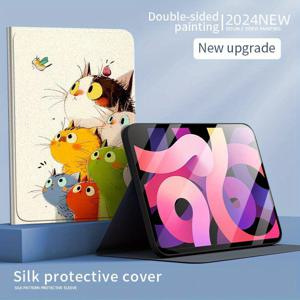 TEMU 귀여운 펫 패턴 태블릿 케이스 (A9+/A9/A8/A7/S6 Lite/S7+/S8/S8+/S7FE/S8+/S9Fe/S9/S9+/S9FE+ 지원), 슬립/웨이크 기능, 컴퓨터 및 액세서리