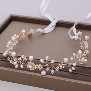 TEMU 수제 웨딩 티아라 크라운, 플로럴 비즈 & 모조 신부 헤어피스, 장식 플로럴 디자인, 스타일 웨딩 헤어피스, 프롬, 브라이덜 파티 헤어 크라운