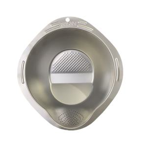 TEMU 헤비듀티 스테인리스 멀티퍼포즈 싱크 바스켓 - 식기세척기 안전, 전기 불필요 - 채소·과일·쌀 세척용 - 쉬운 청소 주방 거름망, 홈 & 상업용 - 모던 쿠킹 도구, 기능성 주방용품, 펀칭 디자인|식기세척기|식기세척기