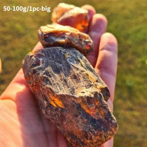 TEMU 1개 호박석 - 레드에서 오렌지까지의 천연 미네랄 보물, 우아한 주얼리 제작용, 과학 교육 전시, 수집가 선물 - 성 패트릭 데이, 이스터, 마르디 그라 장식용 내구성 있는 같은