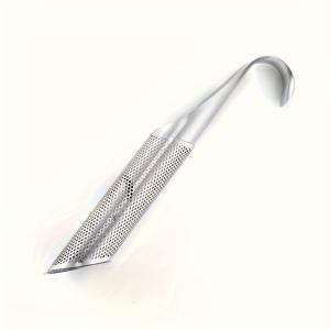 TEMU 304 스테인리스 티 파이프 - 담배 느낌 디자인의 누수 방지 차 인퓨저, 우아한 티컵 호환 가능, 잎차/허브차/공푸차용, 쉬운 세척, 홈&오피스 선물용 내구성 강화 설계