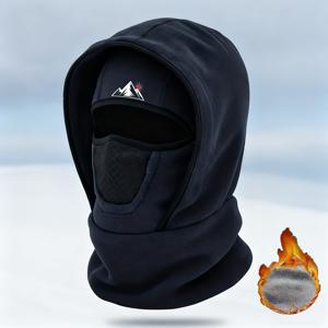 TEMU 남성용 겨울 니트 비니 1개 | 귀 보호 기능이 있는 따뜻한 야외 스키 모자, 추운 날씨 모자