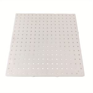 TEMU 40cm X 40cm 대형 플라스틱 페그보드, 1인치 구멍 간격, 벽걸이 또는 못 박기, 욕실, 차고, 주방, 창고용 수납 선반, 벽걸이 장식 정리대, 차고 수납 선반