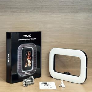 TEMU LED 핸드헬드 , 1500mAh 대용량 배터리 장착, 강력한 내구성, 휴대폰 촬영, 스튜디오 조명, 영화 제작, 라이브 스트리밍에 적합. 1개|필름