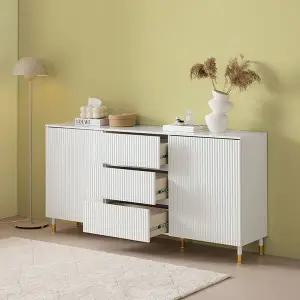 보루네오 갤러리 템바보드 1800 3서랍+양문도어 멀티수납장 AX452R (착불)