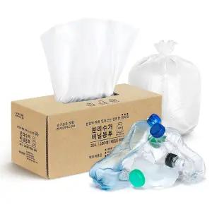 재활용비닐봉투 20L 200매 뽑아쓰는 분리수거 배접봉투