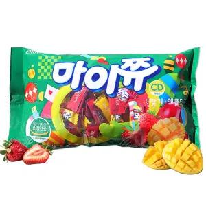 크라운 마이쮸 대용량 딸기맛+애플망고맛 800G 어린이 유치원 사무실 간식