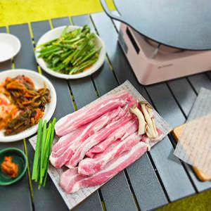 국내산 한돈 돼지 냉장 삼겹살 (구이용,수육용,숯불용) 400g