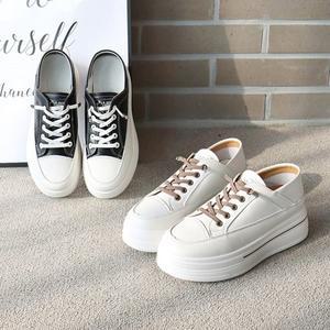 [바닐라슈] 키리스 밴딩끈 통굽 키높이 스니커즈(5cm)