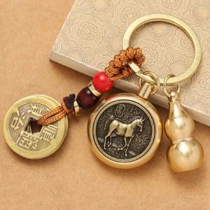[기타]12지신 띠별 키링 운수 행운 풍수 수호신 열쇠고리 액운 동물 자동차 엽전 키홀더