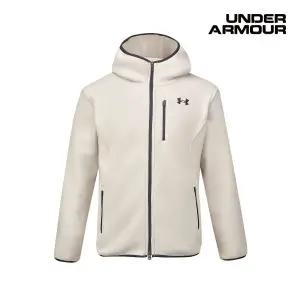 [롯데백화점]언더아머 남성 UA 본디드 플리스 후드 재킷 1389307-110