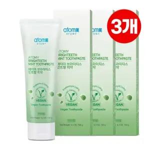 애터미 브라이티스 민트향 치약 150g 3개입