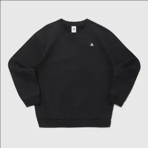 QQ423LFSO1 유니 기모 루즈핏 맨투맨 / BLACK