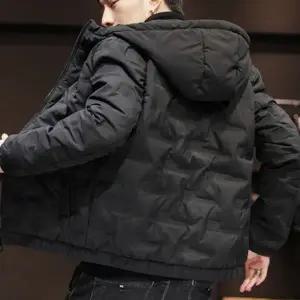 남성 오버핏 패딩 경량 후드 남녀공용 남자 숏 패딩 겨울 데일리 여자 여성