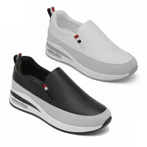 배색 밴딩 쿠션 슬립온(JD5800S)