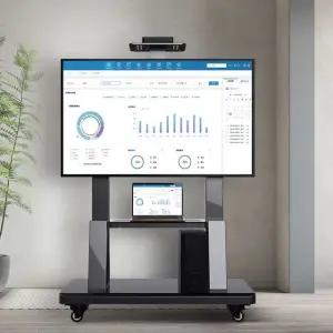 모바일 거치대 이동식 TV 30-60인치 하단 수납 140kg