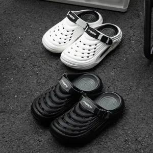 에어볼륨 슬리퍼 스트랩포인트 키높이 물놀이 캐주얼 슬리퍼 (WFJ5OZH)