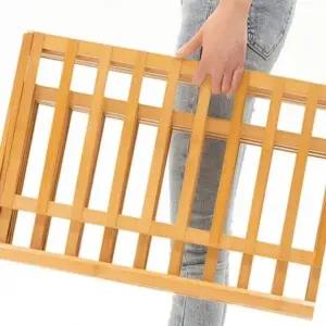 접이식 대나무 신발 정리장 3단 인테리어 소형 수납장 (WFJ4Y0O)