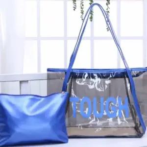 방수 숄더백 해변 가방 휴양지용 목욕 블루 비치백 (WFJ5CB5)