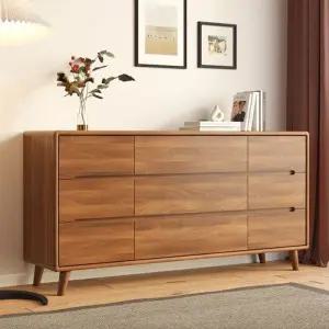 원목서랍장 거실 우드 수납장 드레스룸 4단 엔틱