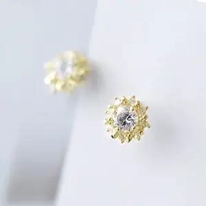 고급 코디 꽃송이큐빅 골드 세트 스타일 gol (WFJ5ADU)