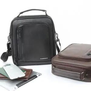 중형 크로스백 제노바 남성 맨즈백 합피 가죽 가방 남자 맨스백 남성크로스백