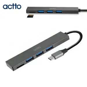 고품질 허브 카드리더기 겸용 그레이 CRH 14 C타입 스틱 (WFJQL1L)