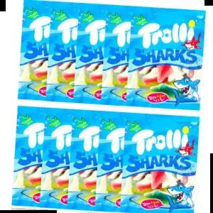 트롤리 상어모양 젤리 100g 10개