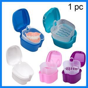 틀니 보관함 정리함 치과용 틀니 보관함 걸이형 네트 컨테이너 치아 세척 케이스 인공 치아 보관함