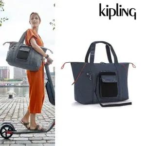 [롯데백화점]키플링 키플링 여행 보스턴백 트래블백 아트 M 듀오 딥 데님 KLABR05 DPDB