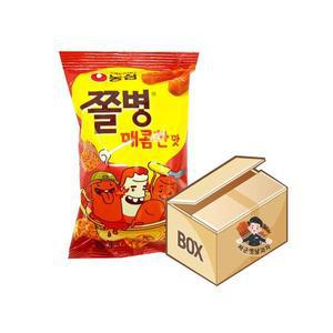 농심 쫄병스낵 매콤한맛 82g 30개입(한박스) 쫄병 매운맛