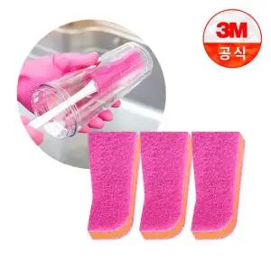 보틀 수세미용 리필 1입)_플라스틱용 3개