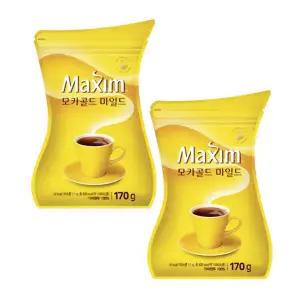 맥심 모카골드 마일드 리필 170g 2개