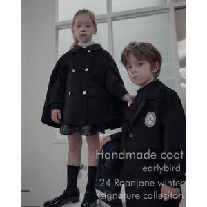 [롯데백화점]로아앤제인 (핸드메이드)빅토르 케이프 코트RJ24FCO04BK