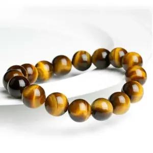 호안석팔찌 재물운 행운의염주 합장주 오리지널 원석 흑요석 행운 소원 팔찌