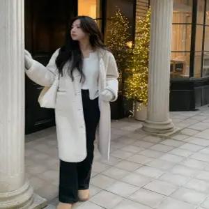 보아 양털 롱코트/ 뽀글이 자켓/ 롱무스탕 / 후드무스탕