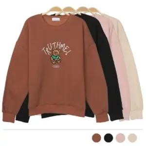 오버핏 무지 남성 봄 40대 남성티 30대 맨투맨 멋진 (WFJ4QNJ)